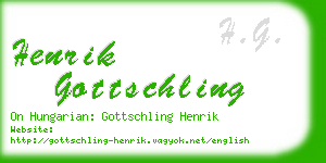 henrik gottschling business card